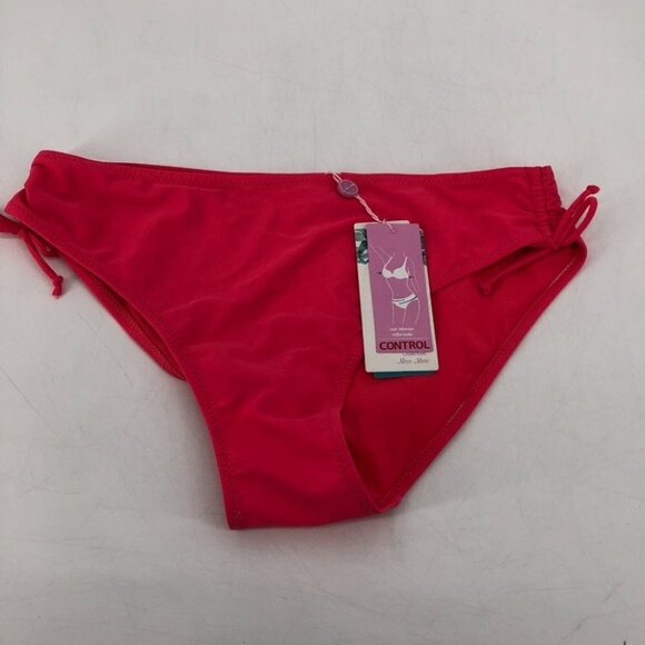 NWT Miss Miss hot pink ruched side bikini bottoms EU 46  (XL) - Picture 13 of 13